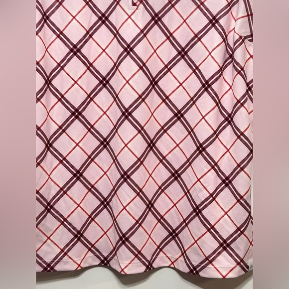 New! Lady Hagen Clubhouse Plaid Sleeveless Polo Shirt Womens Size XXL - Picture 9 of 14